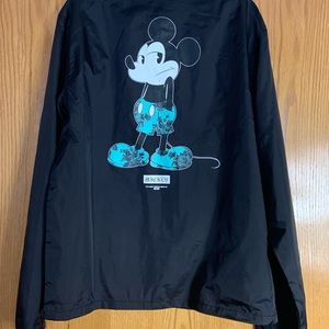 NEFF x Disney Mickey Mouse Retro Graffiti Windbreaker Unisex Size Large